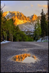 reflected sunset